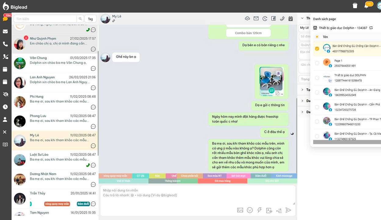 Biglead Chat - Omnichannel messaging